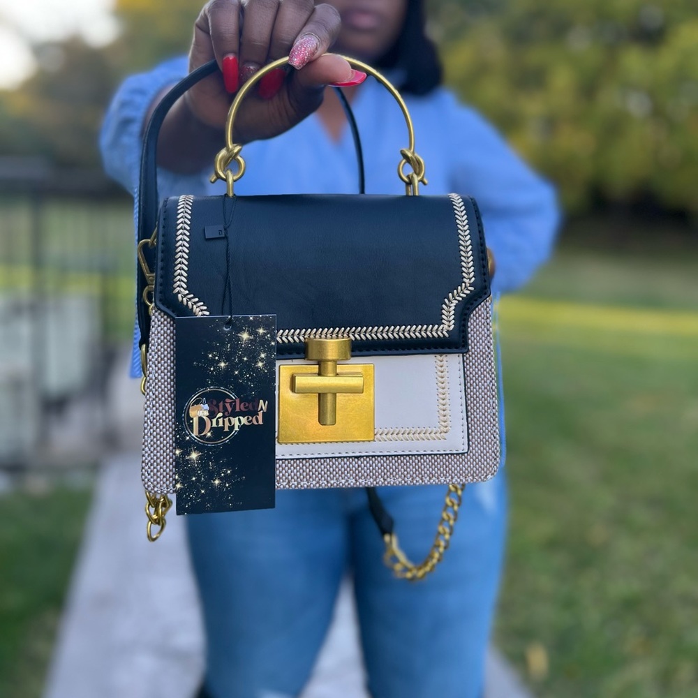 Black crossbody bag